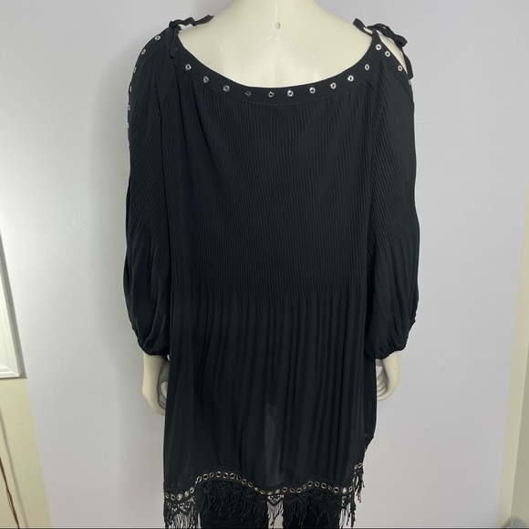 CARTISE High End Designer Grommet Cold Shoulder Tunic - Sz XL / 12 - Picture 7 of 12